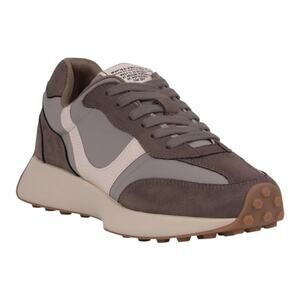 GC Shoes Women's Howell Lace Up Retro Sneakers Taupe Size 8